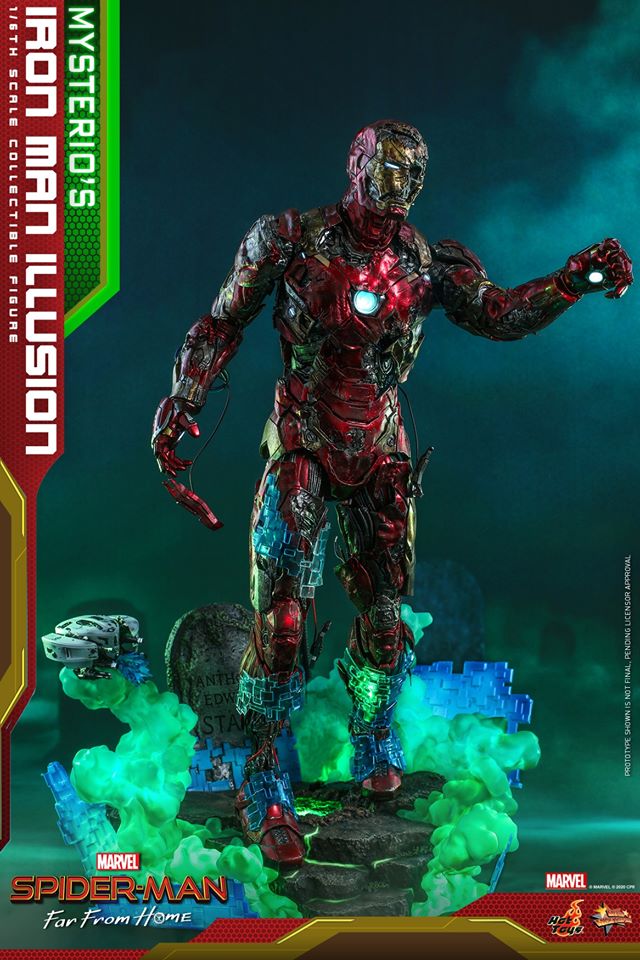 Hot Toys MMS580 1/6 Spider-Man: Far From Home - Mysterio’s Iron Man Illusion