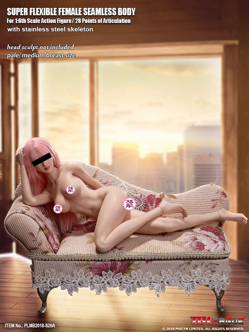 TBLeague PLMB2018-S24A / 25B / 26A / 27B 1/6 Flexible Female Seamless Bodies