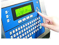 ปุ่มกดตัวอักษรเครื่องพิมพ์ CIJ CONTINUOUS INKJET PRINTING ENGLISH KEYBOARD FOR KGK CCS-R SERIES