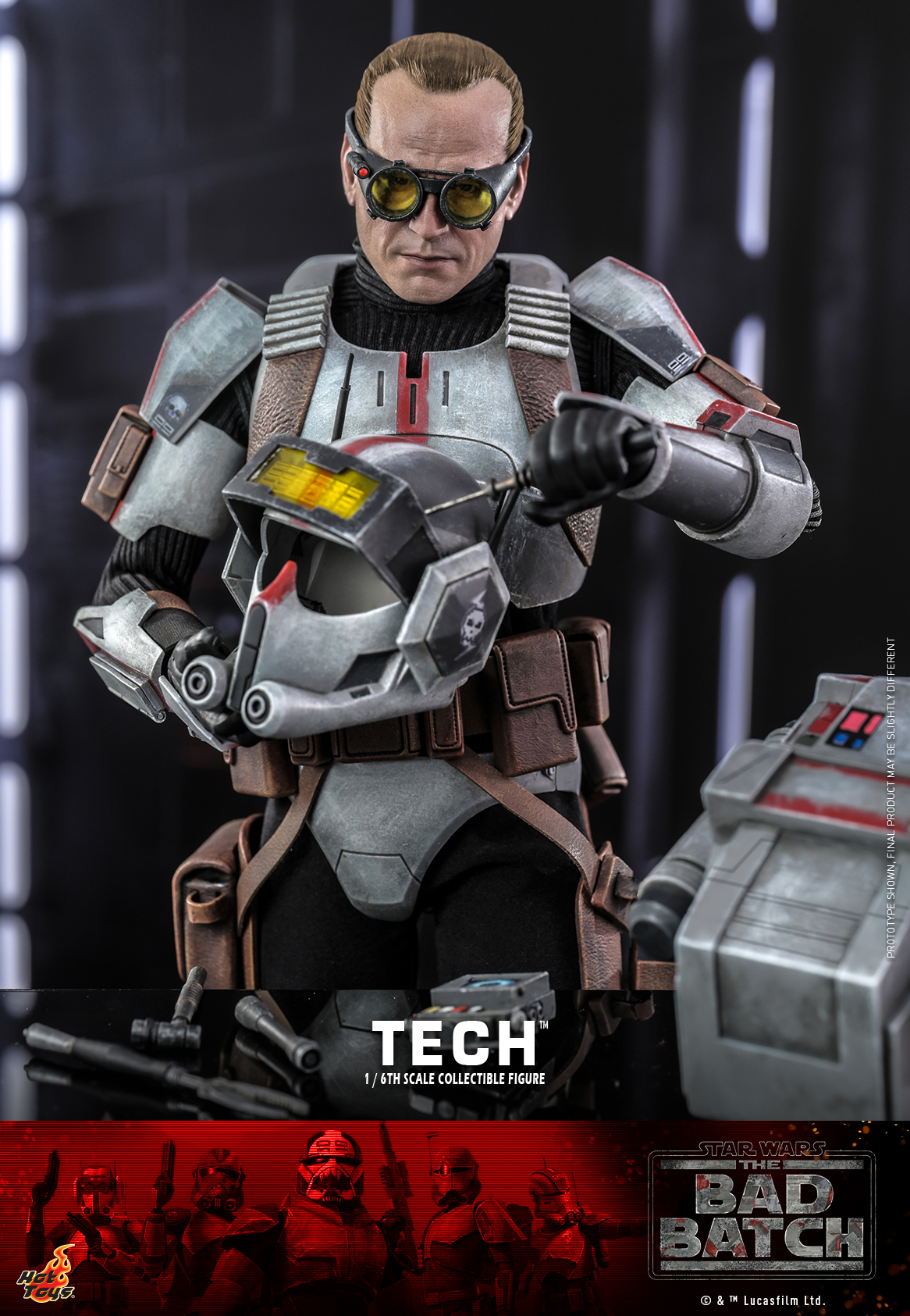 Hot Toys TMS098 1/6 Star Wars: The Bad Batch™ - Tech™