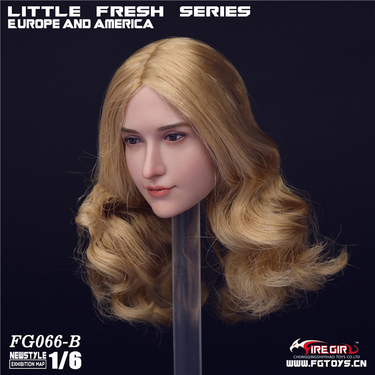 Fire Girl Toys FG066 1/6 European and American sweet women headsculpt