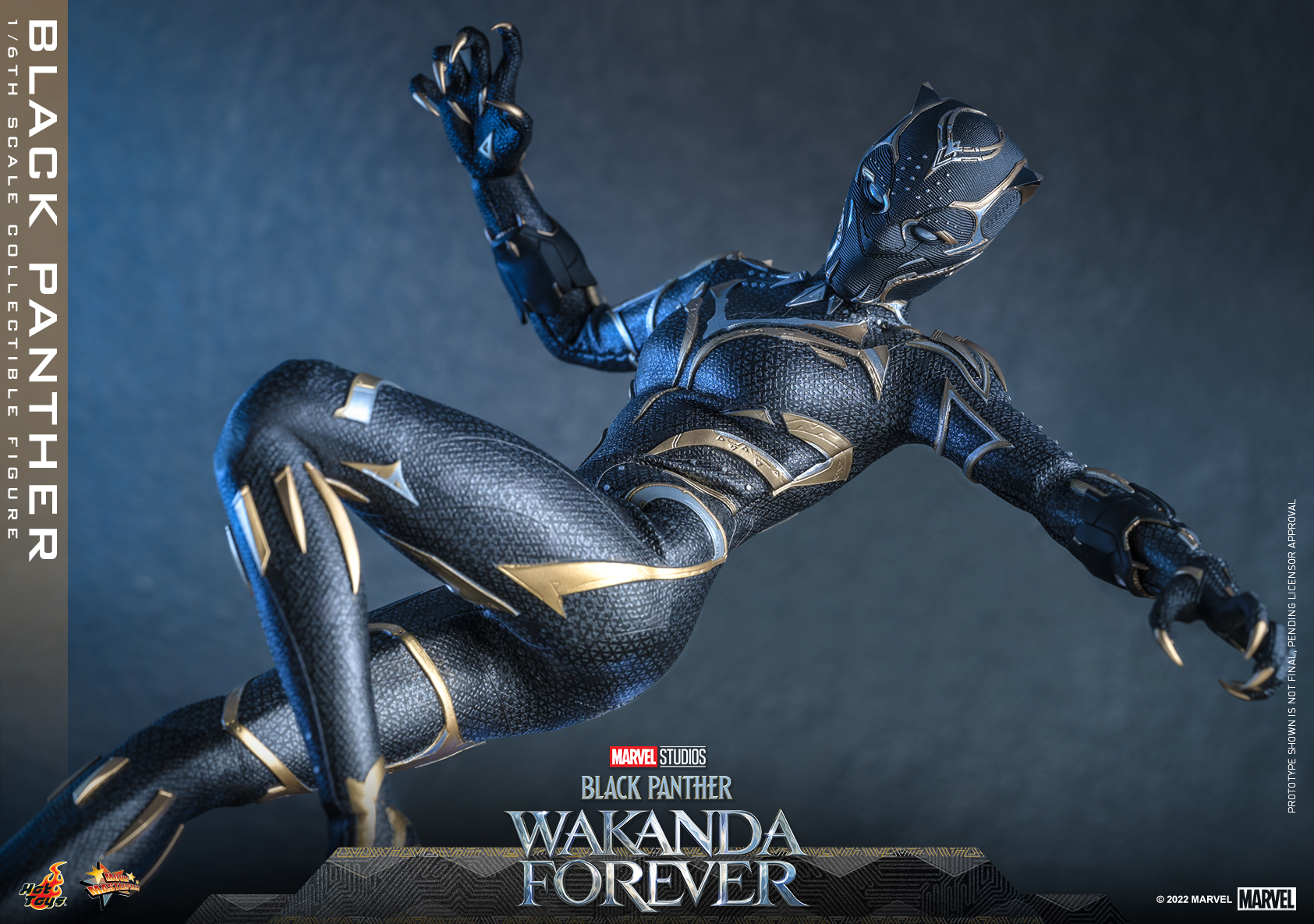 Hot Toys MMS675 1/6 Black Panther: Wakanda Forever - Black Panther