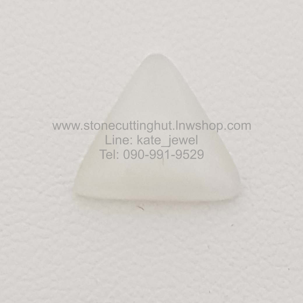 มูนสโตน มุกดาหาร หินเจียรหลังเบี้ยรูปทรงกลม ขนาด 10 มม