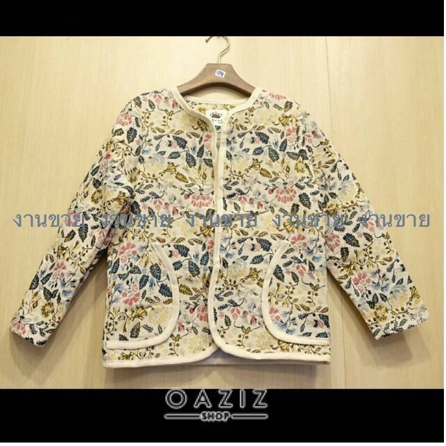เสื้อคลุมน่ารักๆสไตล์เกาหลี เนื้อผ้าปักลายทั้งตัว งานเก๋ๆน่ารักๆ จัดโลดดดด