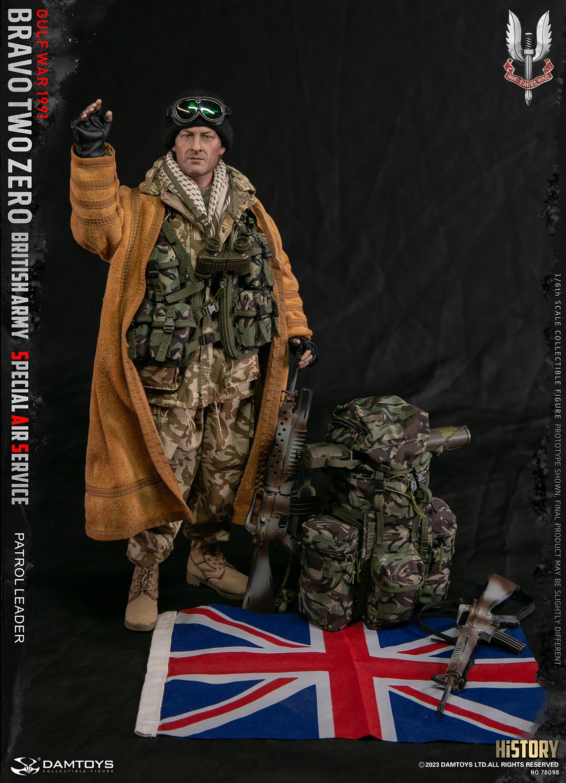 DAMTOYS 78098 1/6 "Bravo Two Zero" British Army Special Air Service (SAS) Patrol Leader