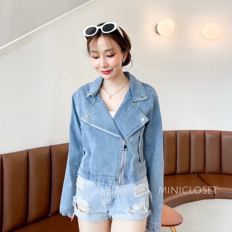 แจ็คเก็ตยีนส์กันหนาว สไตล์Zara