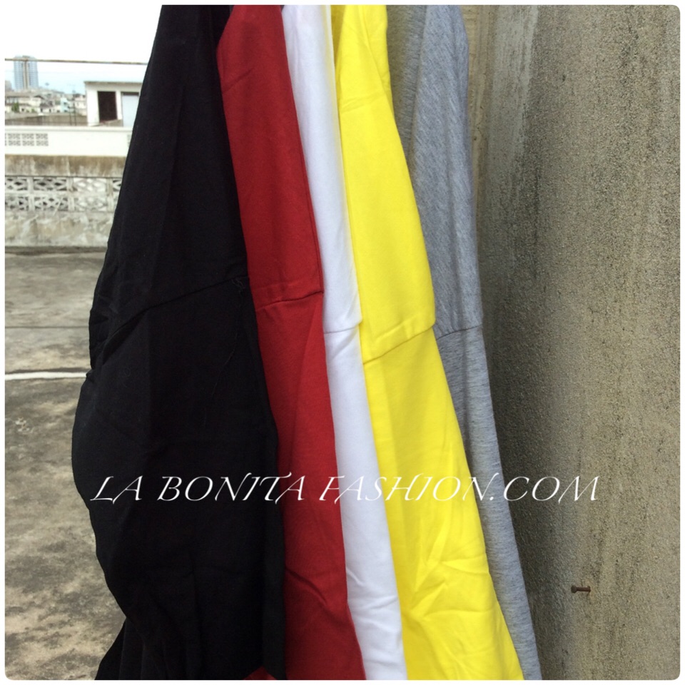 เสื้อยืดคอกลม ทรงboy แขนสามส่วน ผ้านุ่มเนื้อดี ทรงสวยเหมือนนางแบบใส่