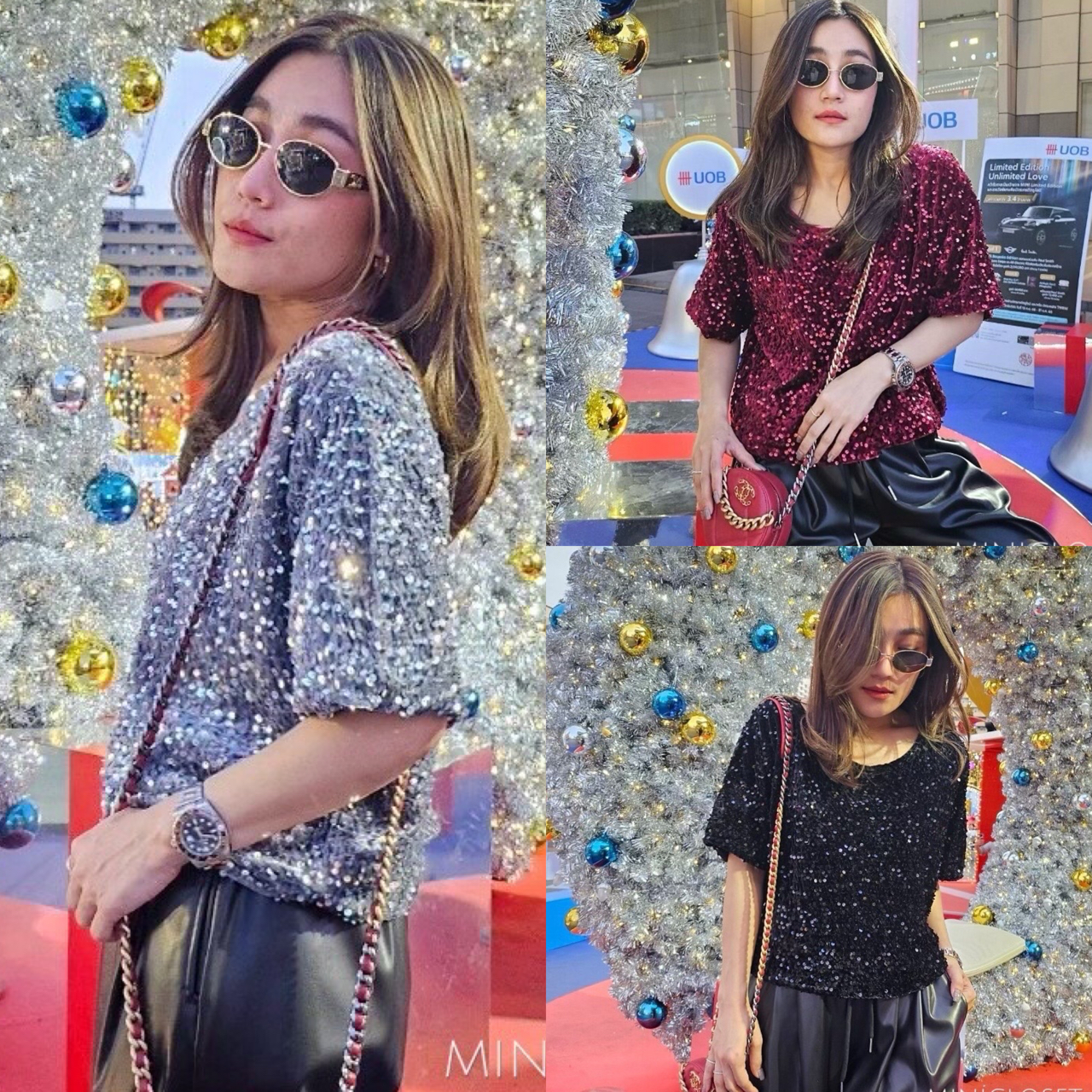 เสื้อปักเลื่อมวิ้งๆ ทรงOversize