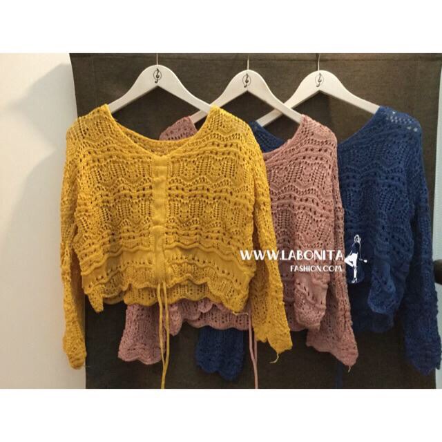 เสื้อถักโครเชต์แขนยาว สไตล์โบฮีเมียน ที่กำลังฮิตสุดในเวลานี้