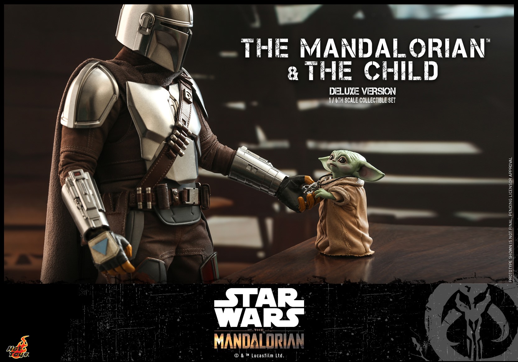 Hot Toys TMS015 The Mandalorian - The Mandalorian and The Child (Deluxe Version)