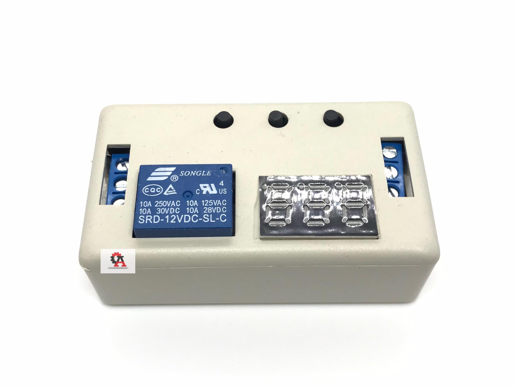 Timer Module 12V with case โมดูลตั้งเวลาเปิดปิด พร้อมเคส สต็อกไทยส่งไว