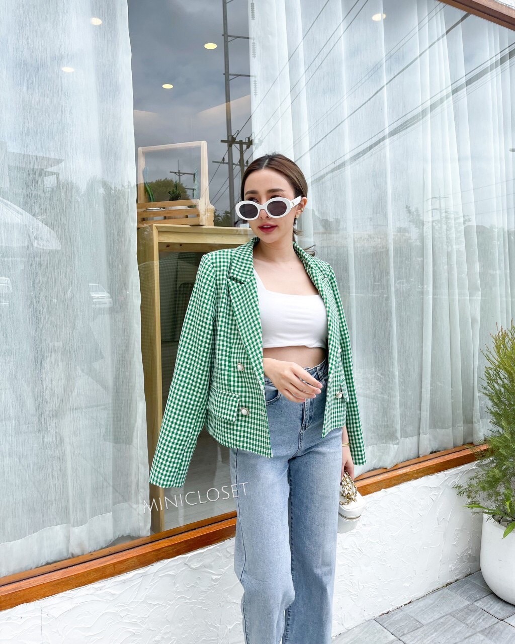 Blazer เบลเซอร์ลายสก๊อต