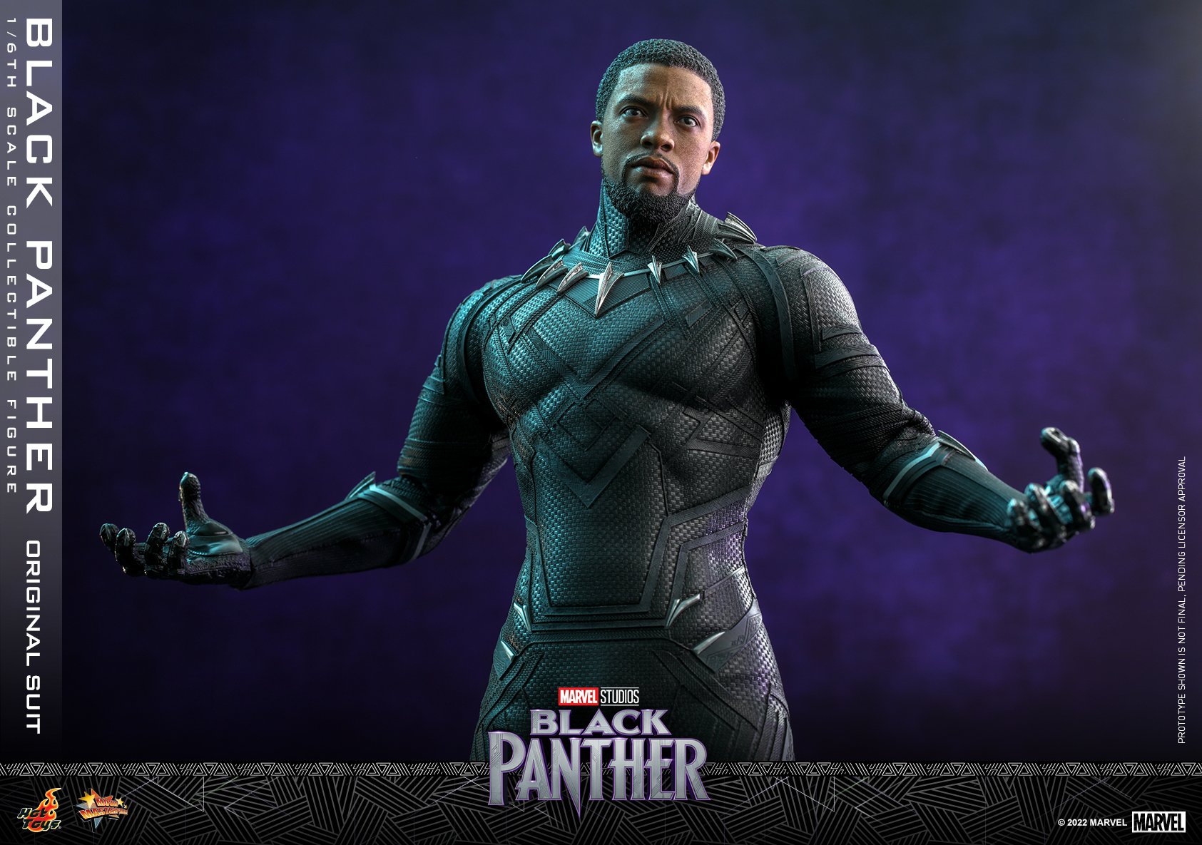 Hot Toys MMS671 1/6 Black Panther Legacy - Black Panther (Original Suit)