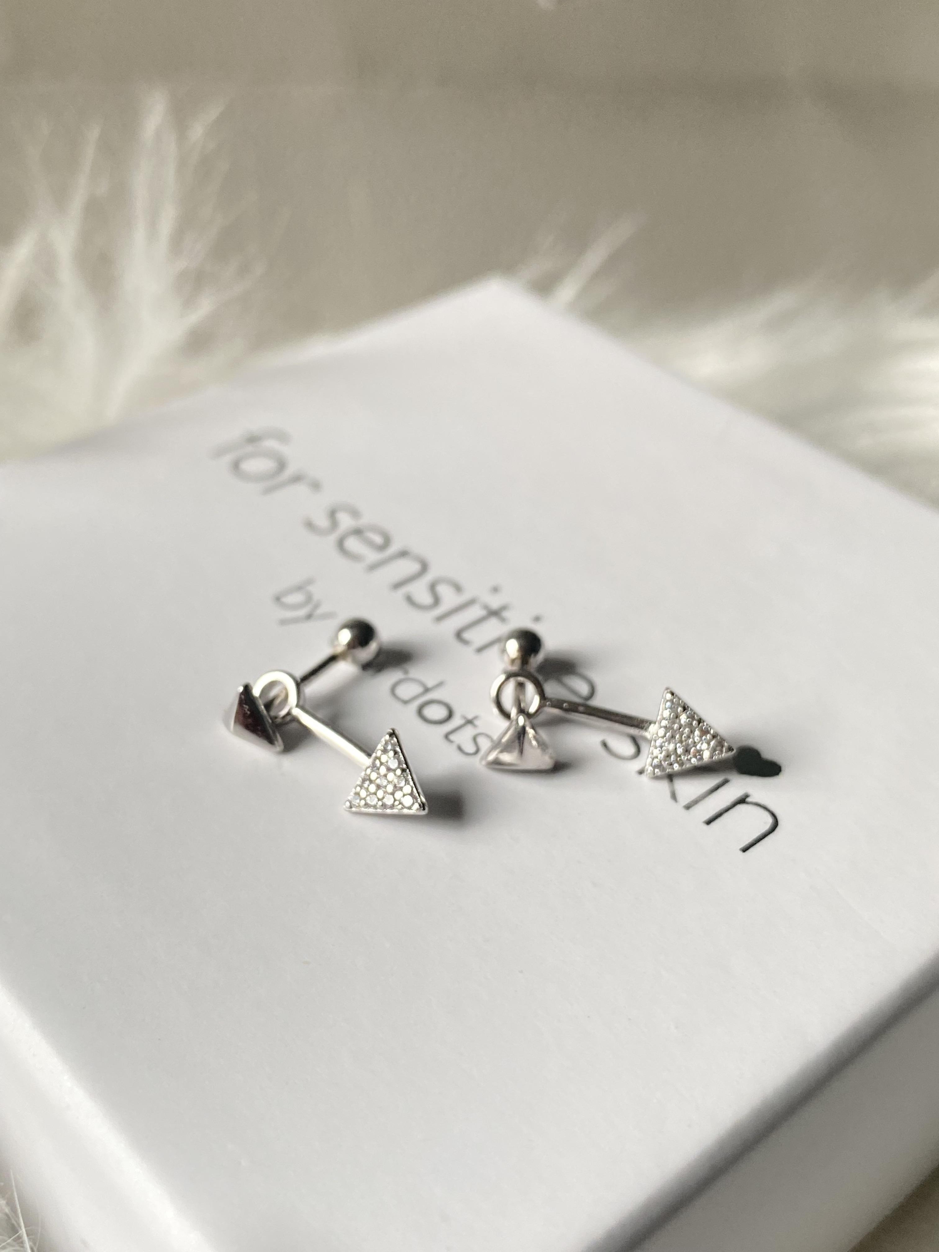 “เช็คสินค้าทัก line ก่อนโอนนะคะ”ต่างหูสำหรับผิวแพ้ง่าย จิวเงินแท้ 92.5% ก้านมาตรฐาน แบบขันน็อต Shadowy(ราคา/คู่)_ES752