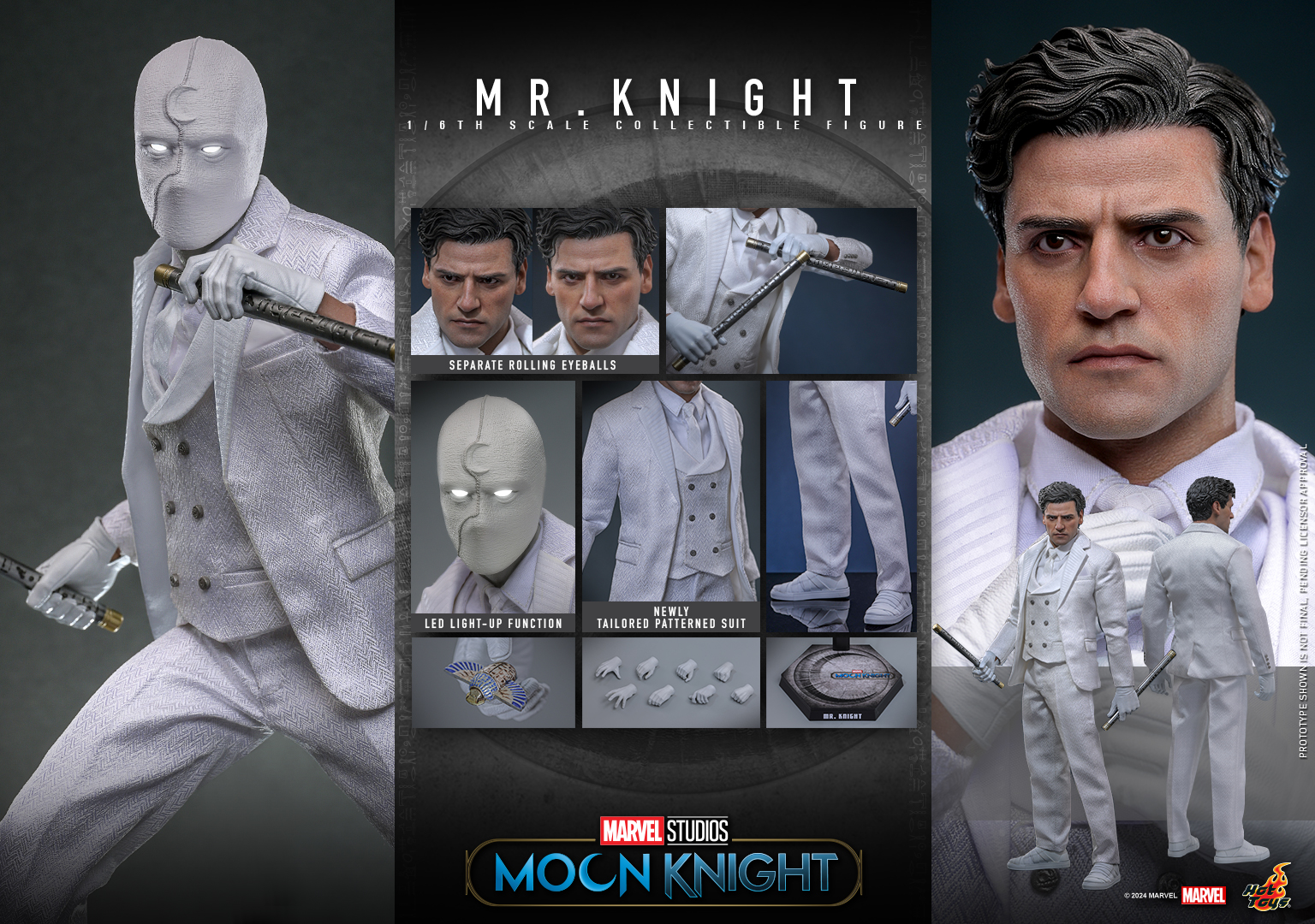 Hot Toys TMS139 Moon Knight - Mr. Knight