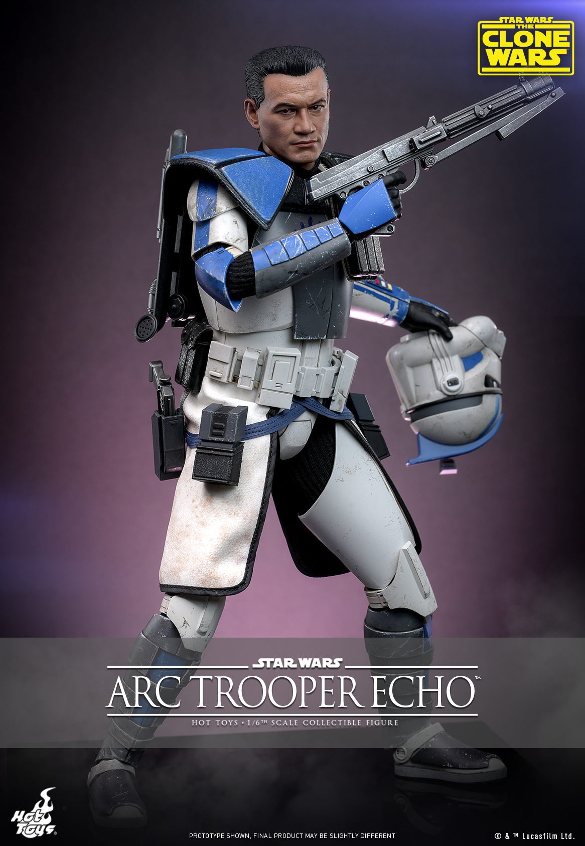 Hot Toys TMS133 Star Wars: The Clone Wars - Arc Trooper Echo