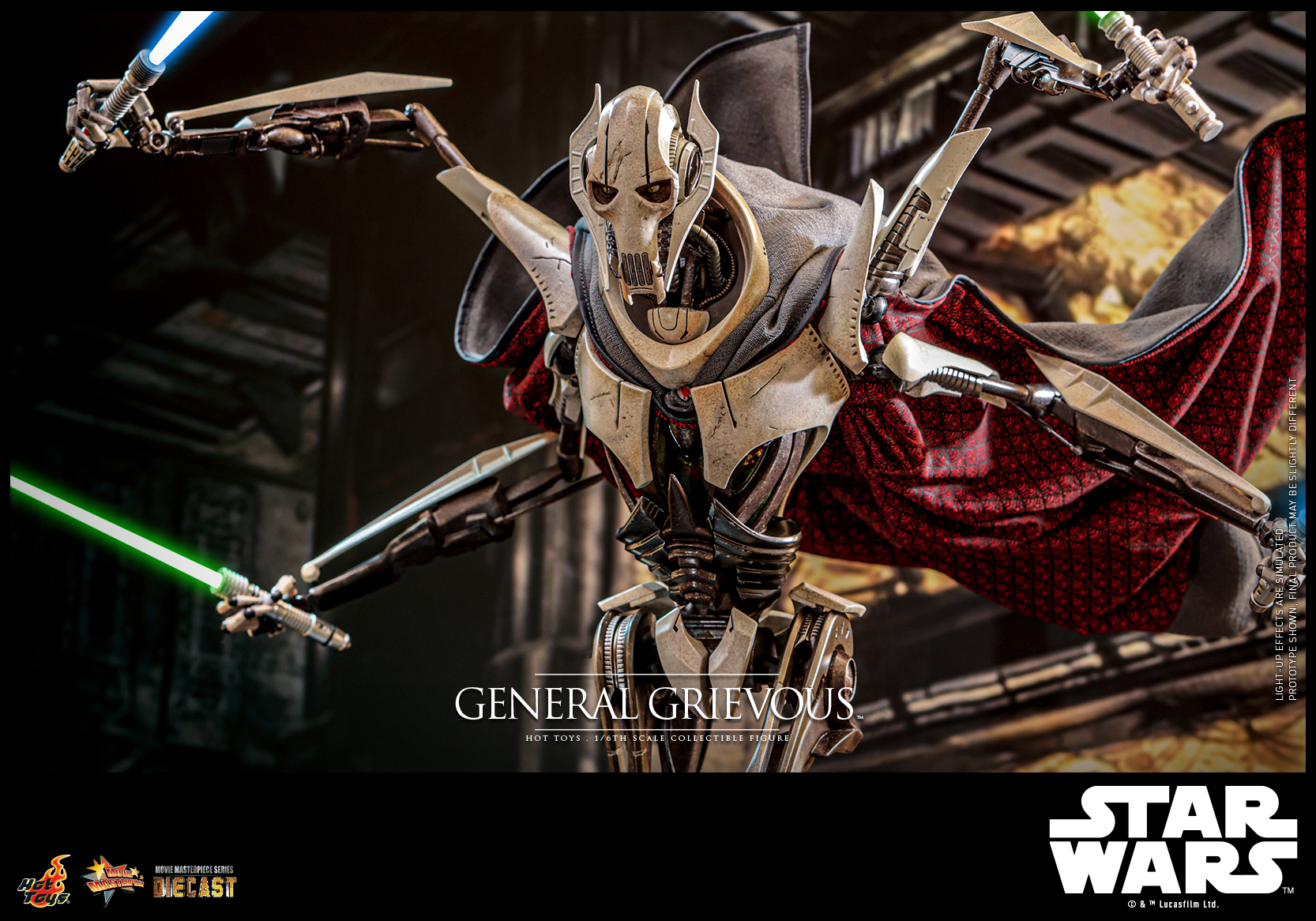 Hot Toys MMS760D67 Star Wars Episode III: Revenge of the Sith - General Grievous