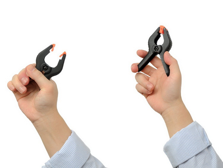 CP07 สปริงแคลมป์ กิ๊บหนีบไม้ 4 นิ้ว ชุดละ 4 ตัว