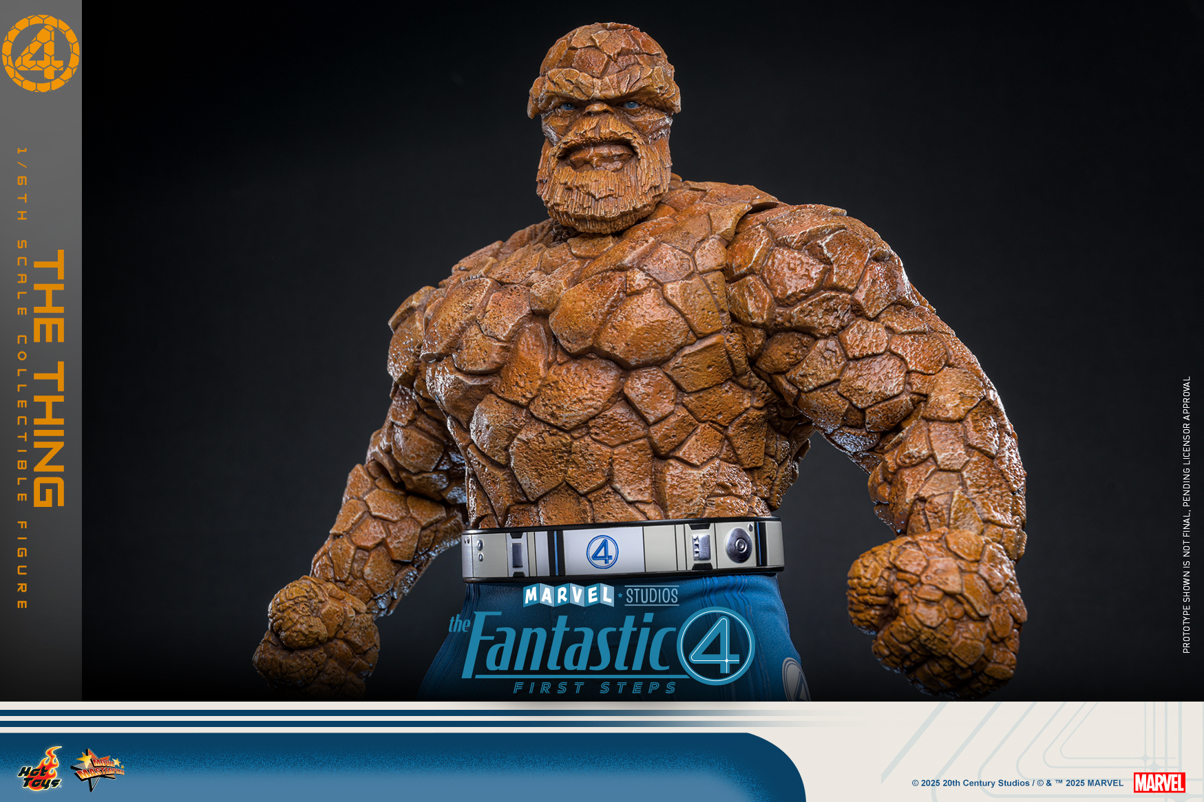 Hot Toys MMS813 The Fantastic Four: First Steps - The Thing