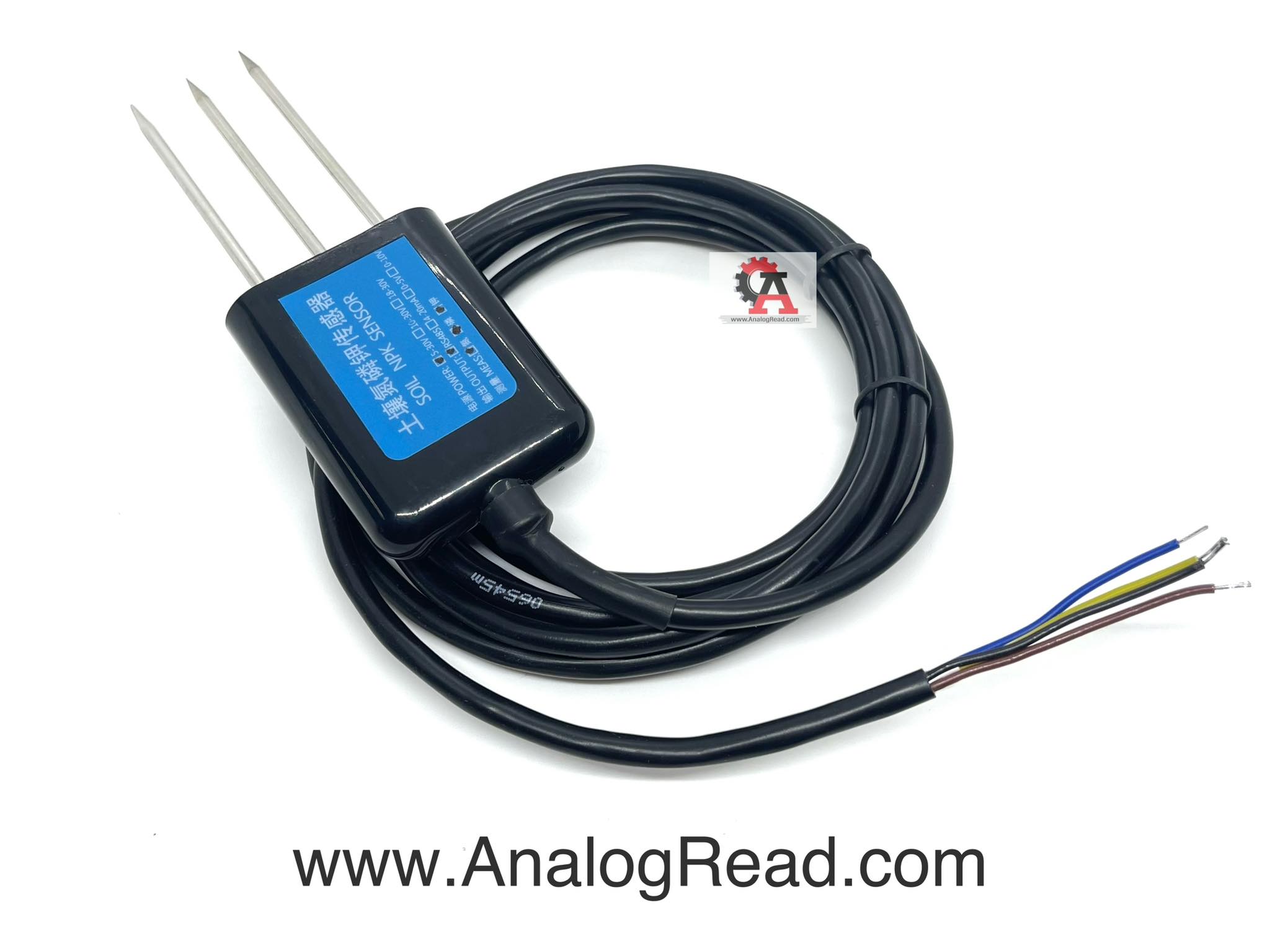 RS485 Soil NPK Sensor เซ็นเซอร์วัดธาตุสารอาหารในดิน ไนโตรเจนในดิน ฟอสฟอรัส และโพแทสเซียม