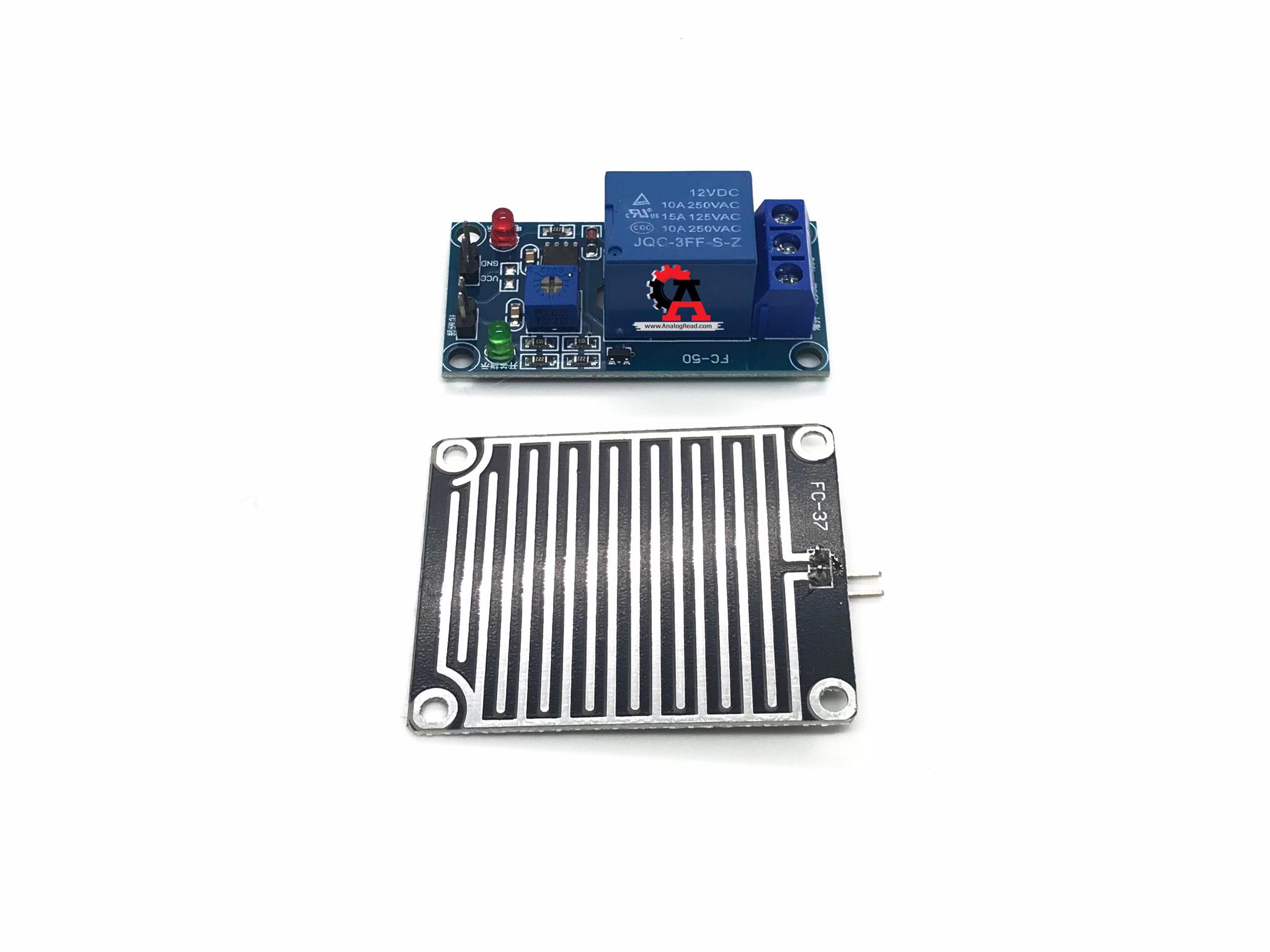 Rain Sensor Control โมดูลวัดน้ำฝน หรือระดับน้ำ พร้อมรีเลย์ควบคุม สต็อกไทยส่งไว