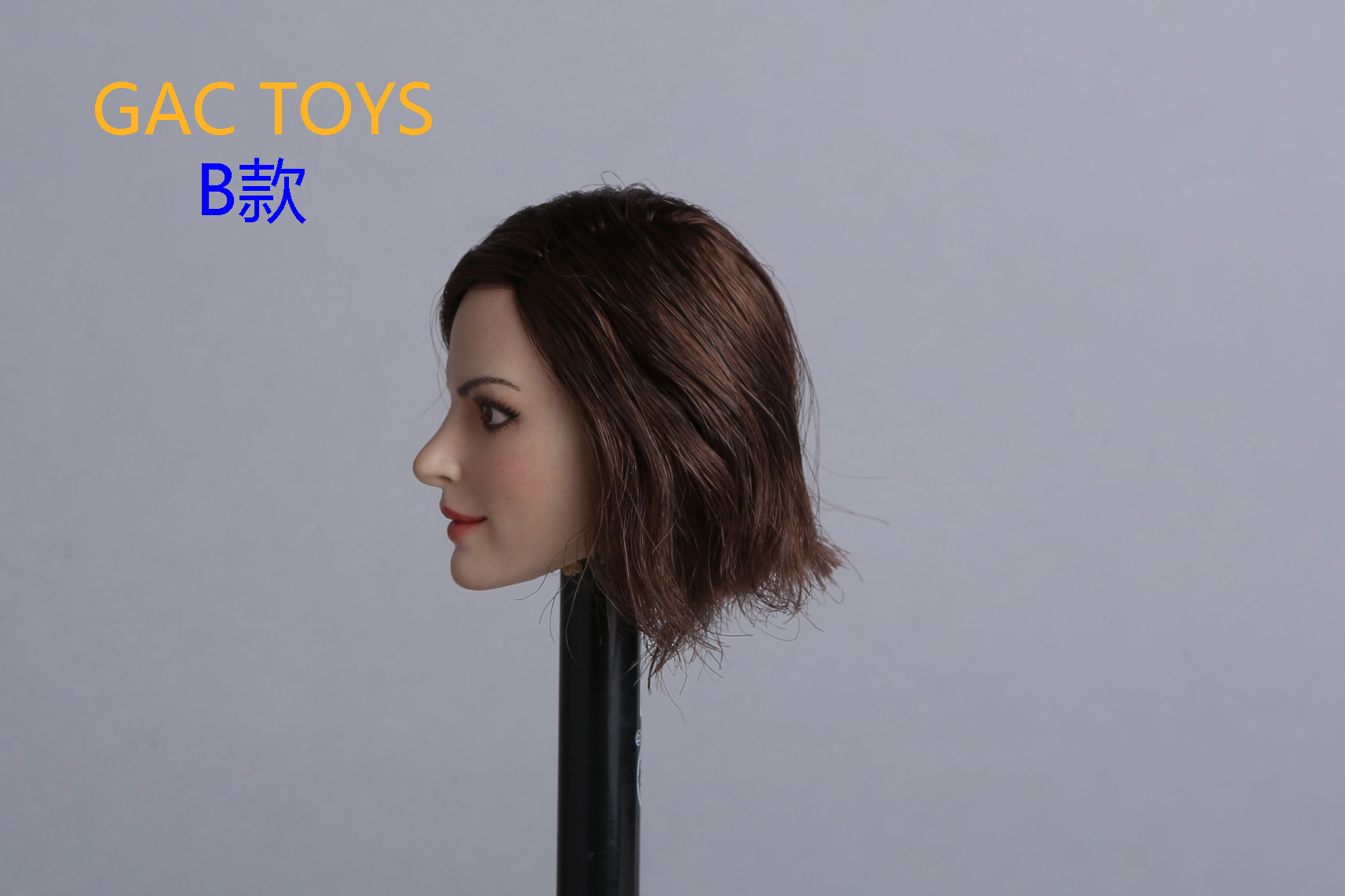 GACTOYS GC012B Beauty headsculpt (Short brown hair)