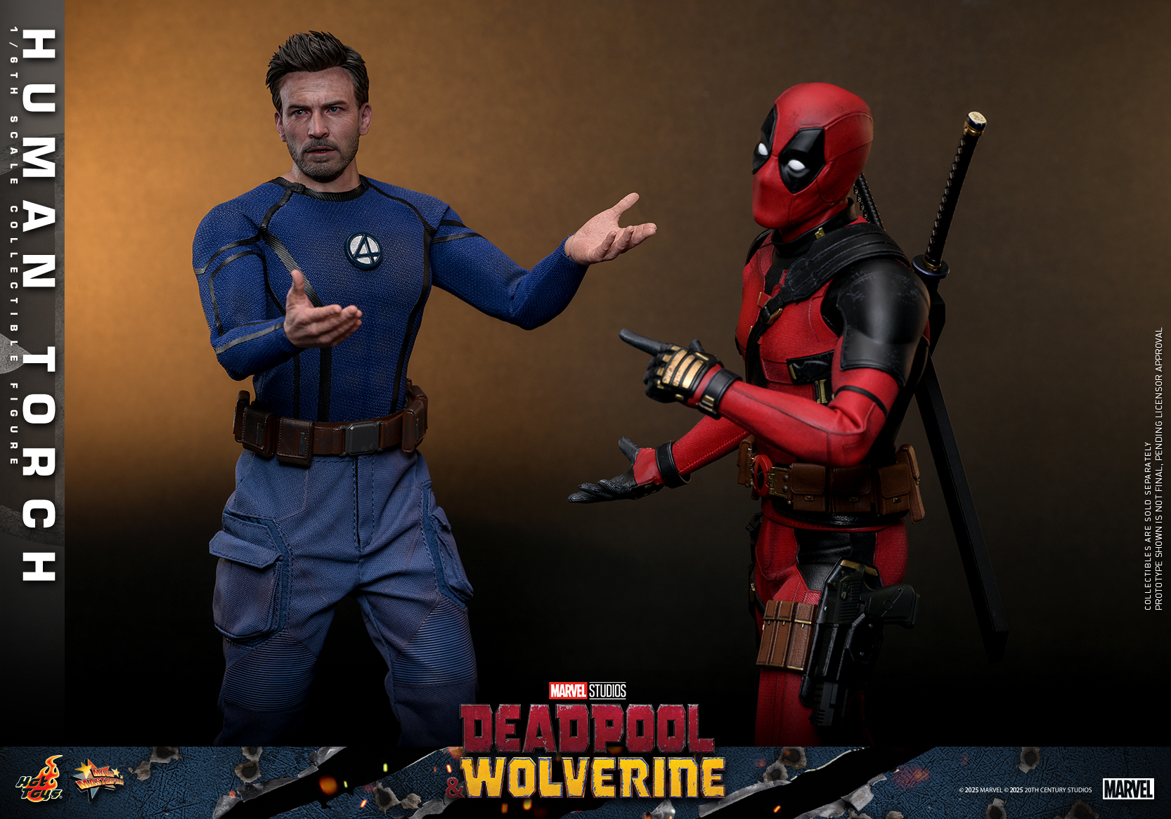 Hot Toys MMS789 Deadpool & Wolverine - Human Torch