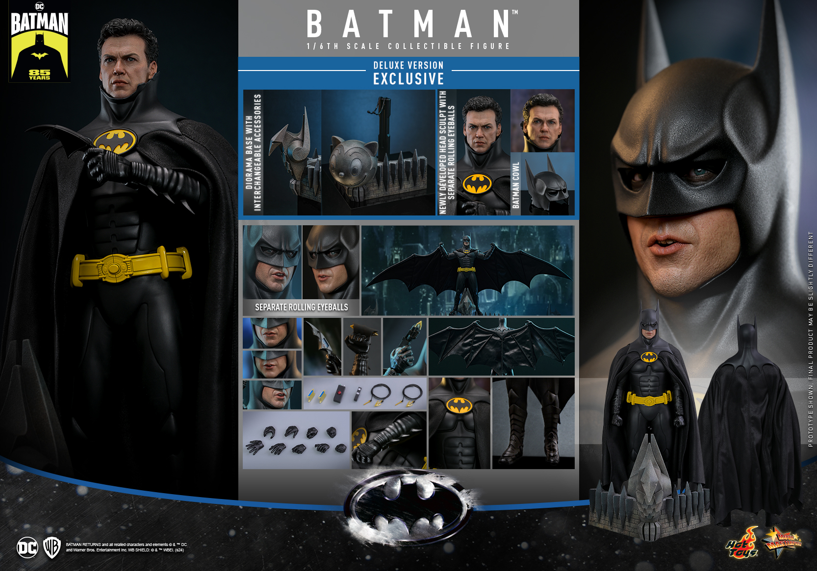 Hot Toys MMS770 Batman Returns - Batman (Deluxe Version)
