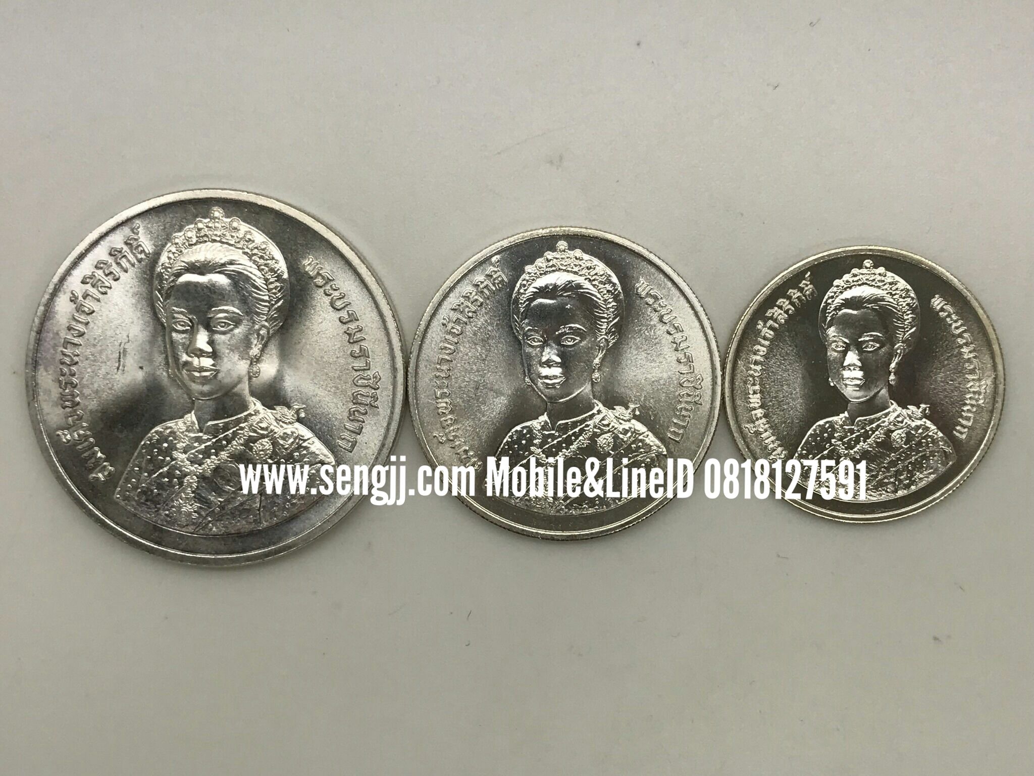 เหรียญกษาปณ์เงินที่ระลึก ราชินี 60 พรรษา พ.ศ.2535