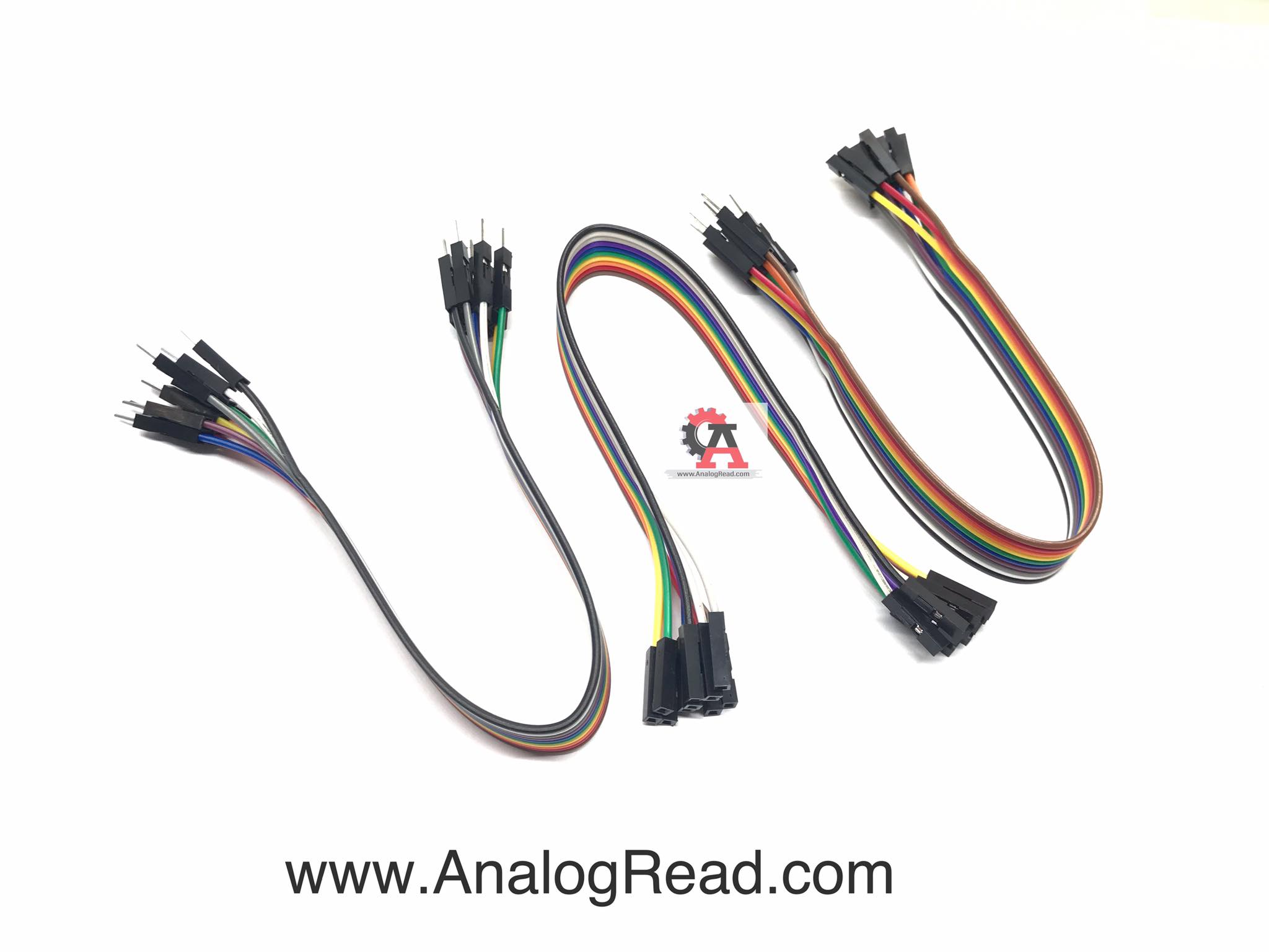 Jump Wire สายจั๊ม ผู้-ผู้ ผู้-เมีย เมีย-เมีย คละแบบ ยาว 20 cm. จำนวน 30 เส้น สต็อกไทยส่งไว