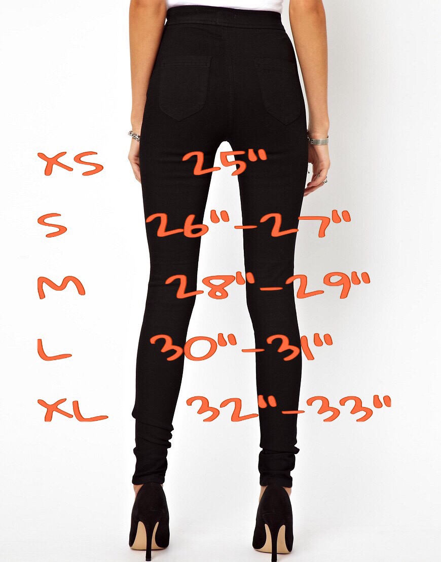 กางเกงยีนส์สีดำ กางเกงยีนส์เข้ารูปทรงสวย