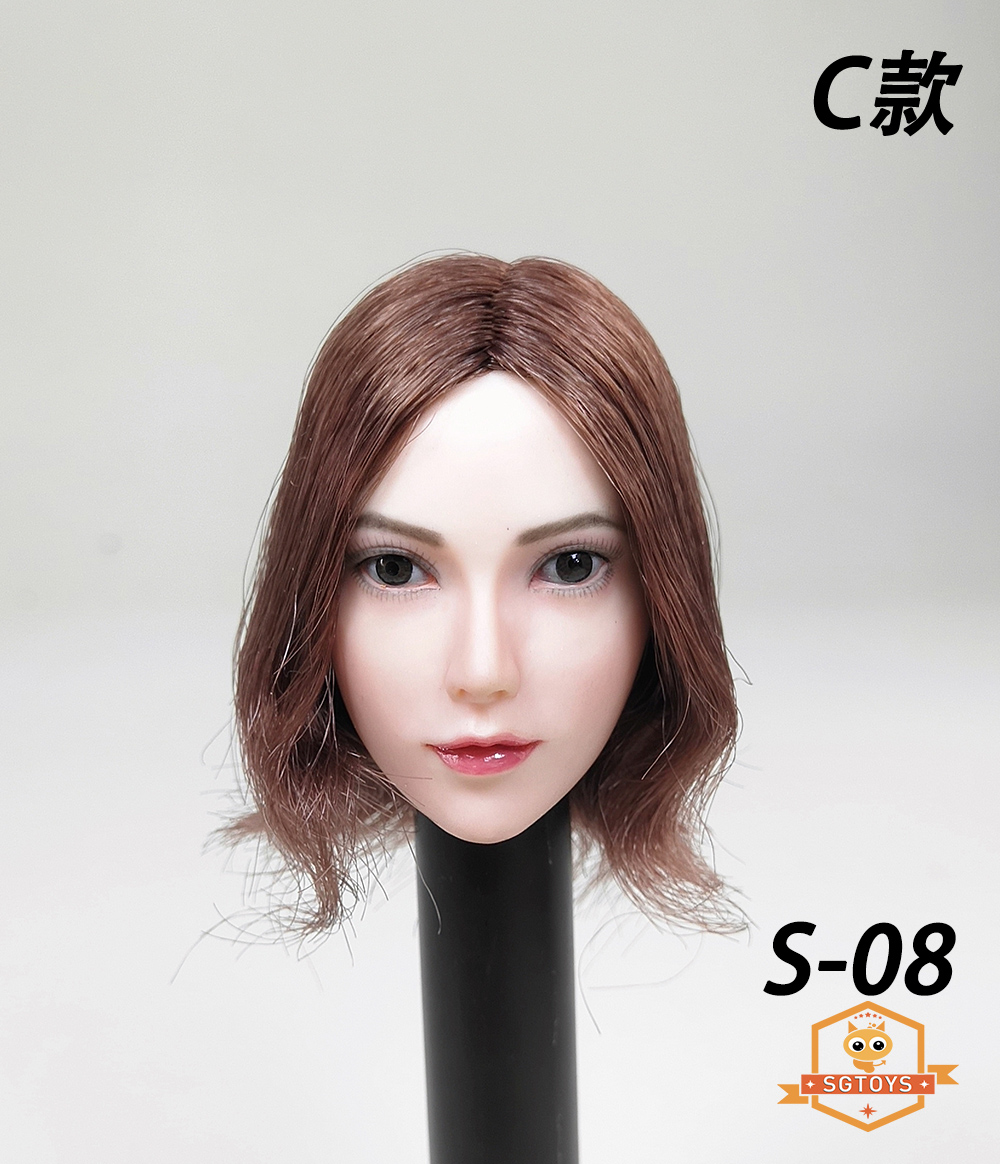SGTOYS S-08 Female head carving