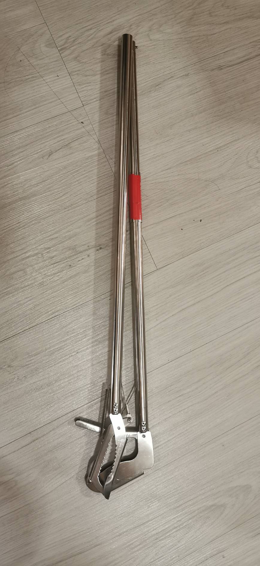 OT30M3 ไม้จับงูยาว 1.5 เมตร รุ่นพับได้เหลือ 80 cm สเตนเลส แข็งแรง มือจับล็อคได้