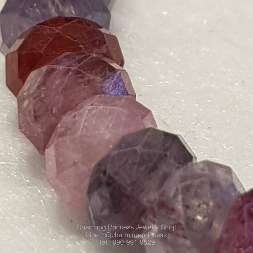 Red Spinel สปิเนลสีแดง 6.5 มม เจียรเหลี่ยมอัญมณีสวยงาม เปล่งแสงระยิบระยับเมื่อต้องแสงไฟ "อัญมณีแห่งความหวังและการฟื้นฟู"
