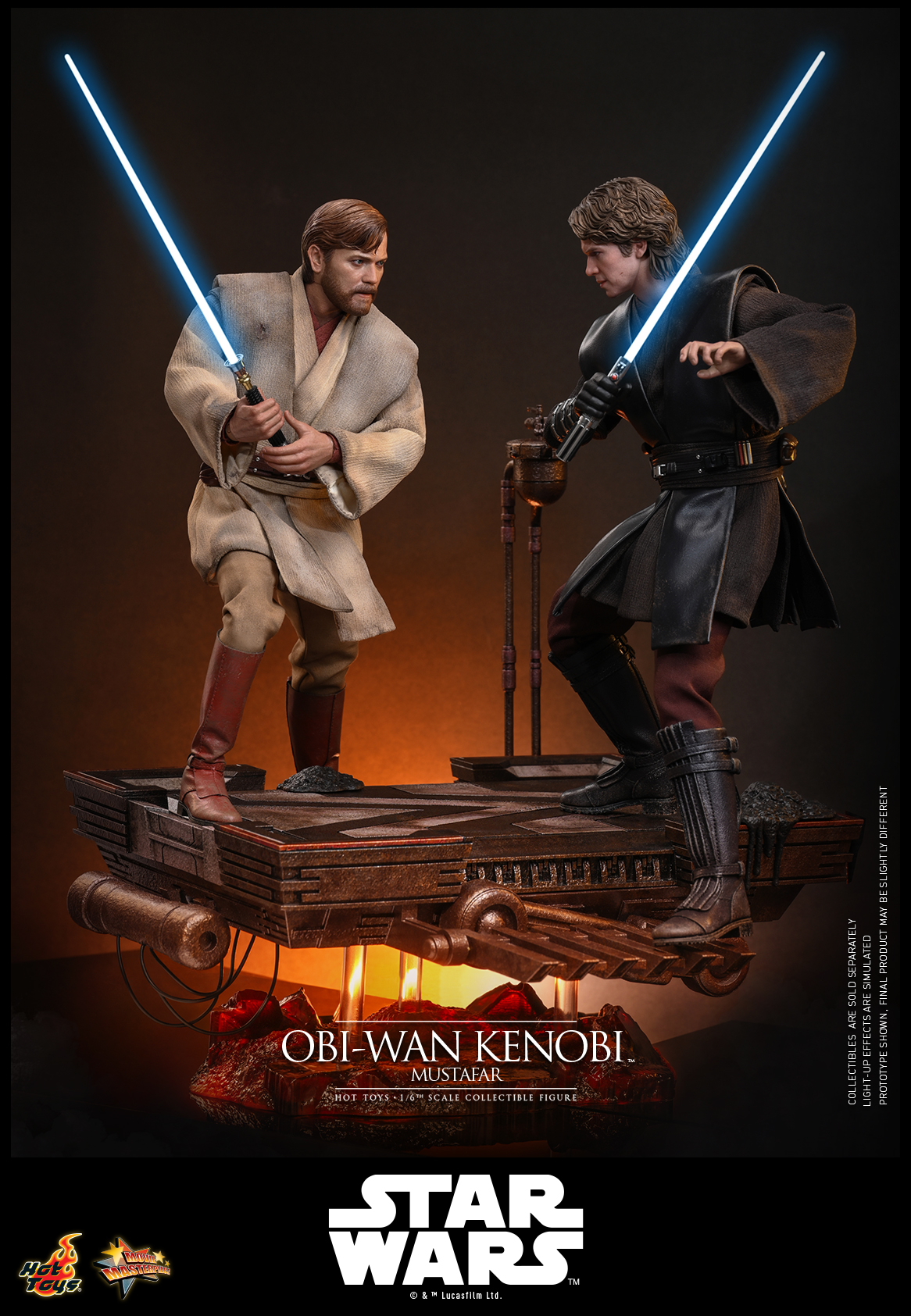 Hot Toys MMS843 Star Wars: Revenge of the Sith - Obi-Wan Kenobi (Mustafar)