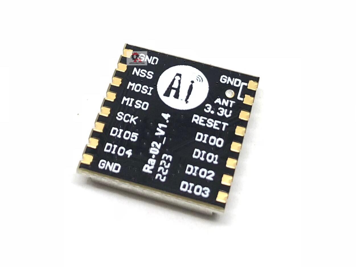 LoRa module 433MHz Ra-02 SX1278 โมดูลส่งข้อมูลไร้สายระยะไกลความถี่ 433Mhz สต็อกไทยส่งไว