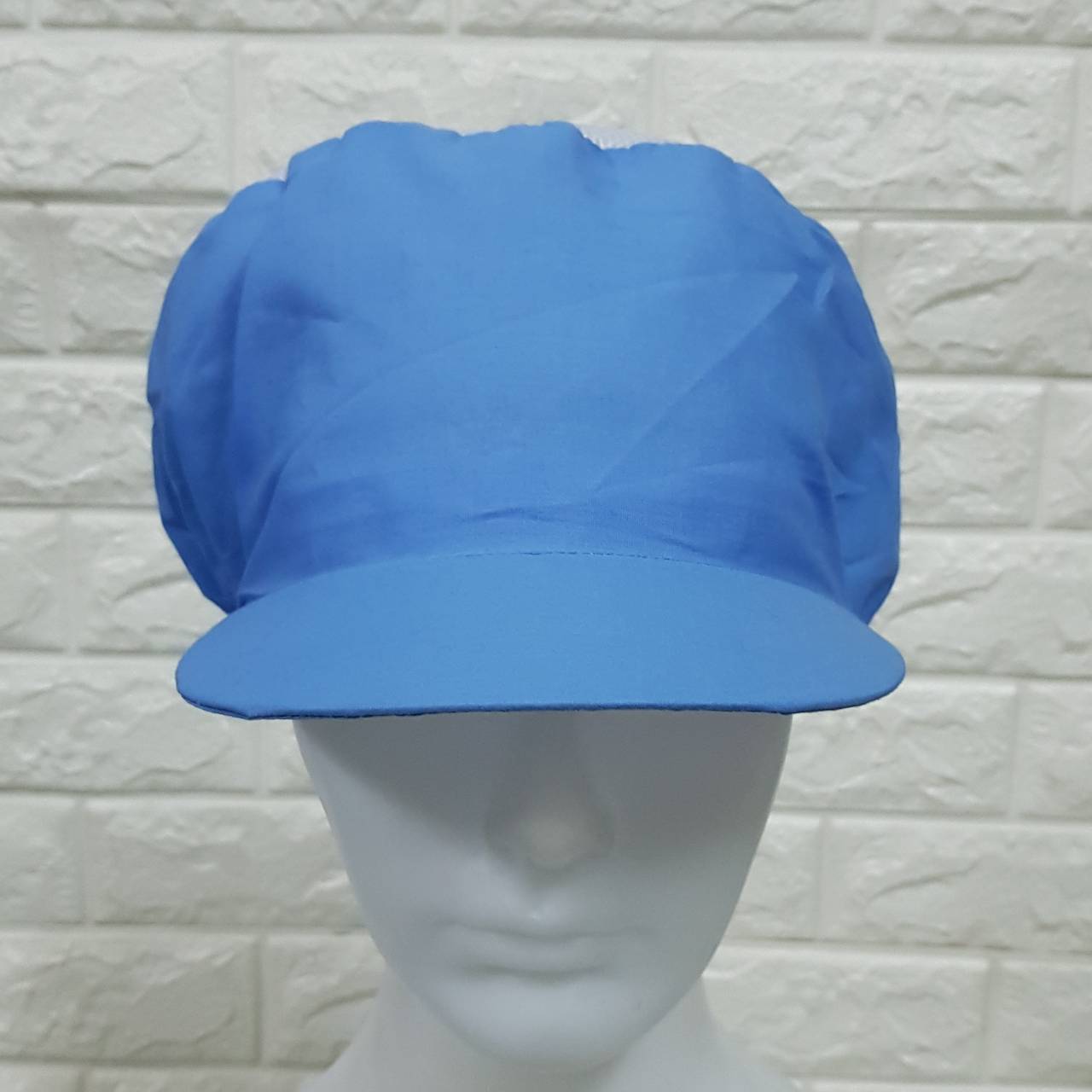 จำนวน 50 ใบ หมวกคลุมผมตาข่ายบน หมวกแม่ครัว หมวกพ่อครัว หมวกทำอาหาร หมวกโรงงาน หมวกพนักงานฝ่ายผลิต หมวกอุตสาหกรรม หมวกคลุมเก็บผมชาย-หญิง