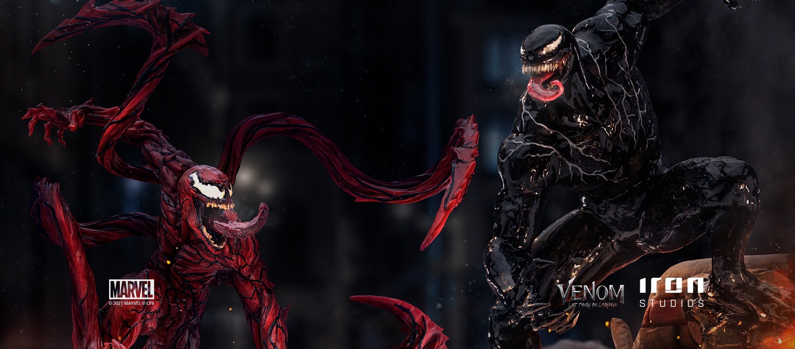 Iron Studios BDS Art Scale 1/10 Venom: Let There Be Carnage - Carnage