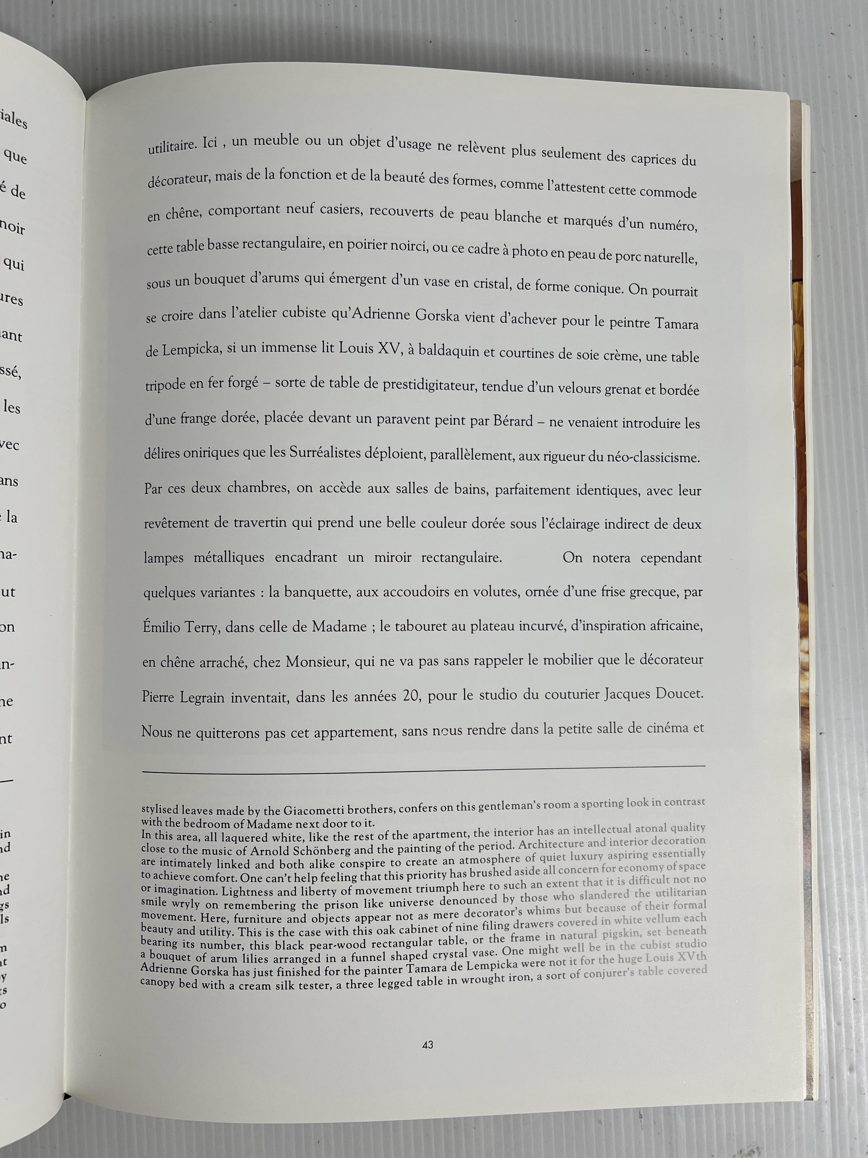 Jean-Michel Frank CHANAUX, Adolphe 1997 90-99% Hardcover