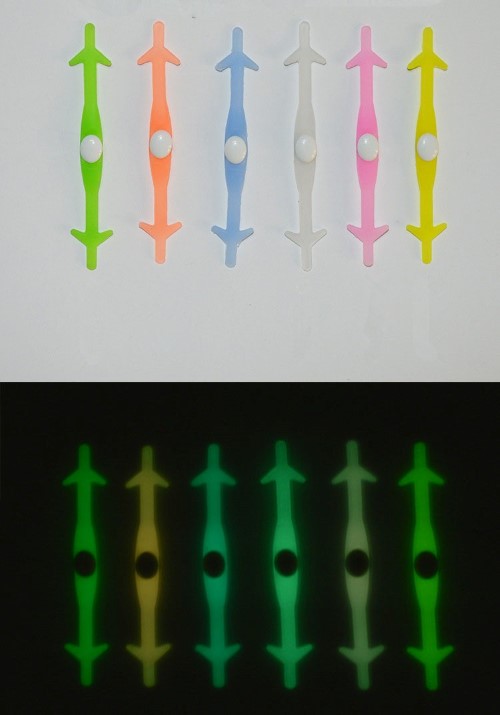 เชือกรองเท้าซิลิโคน เรืองแสงในความมืด