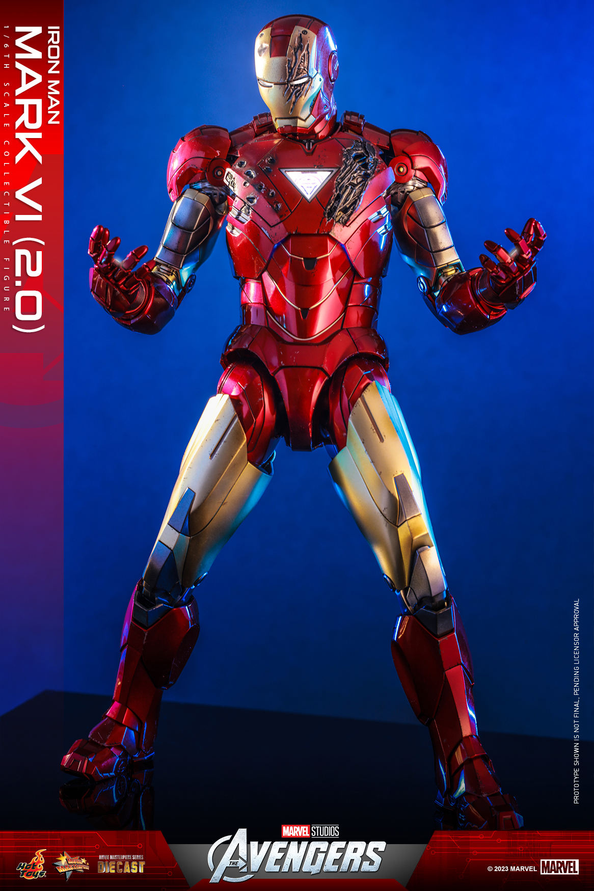 Hot Toys MMS687D52 1/6 The Avengers - Iron Man Mark VI (2.0)