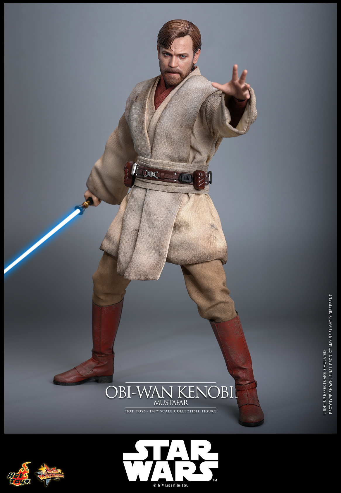 Hot Toys MMS843 Star Wars: Revenge of the Sith - Obi-Wan Kenobi (Mustafar)