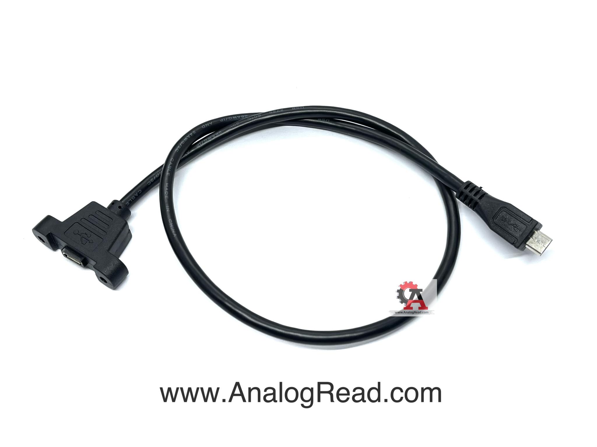 Micro usb male to female extension cable 0.5m