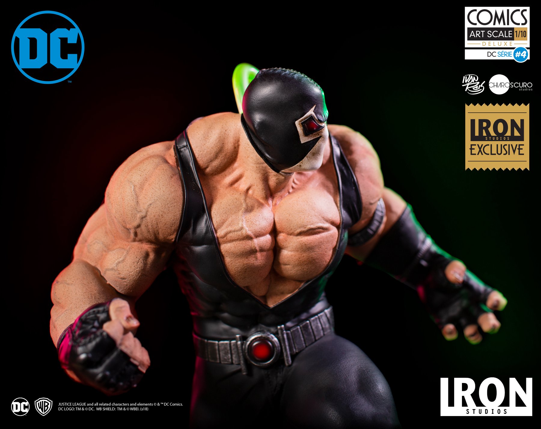 Iron Studios Deluxe Art Scale 1/10 DC Comics Series 4 - Bane (EX)