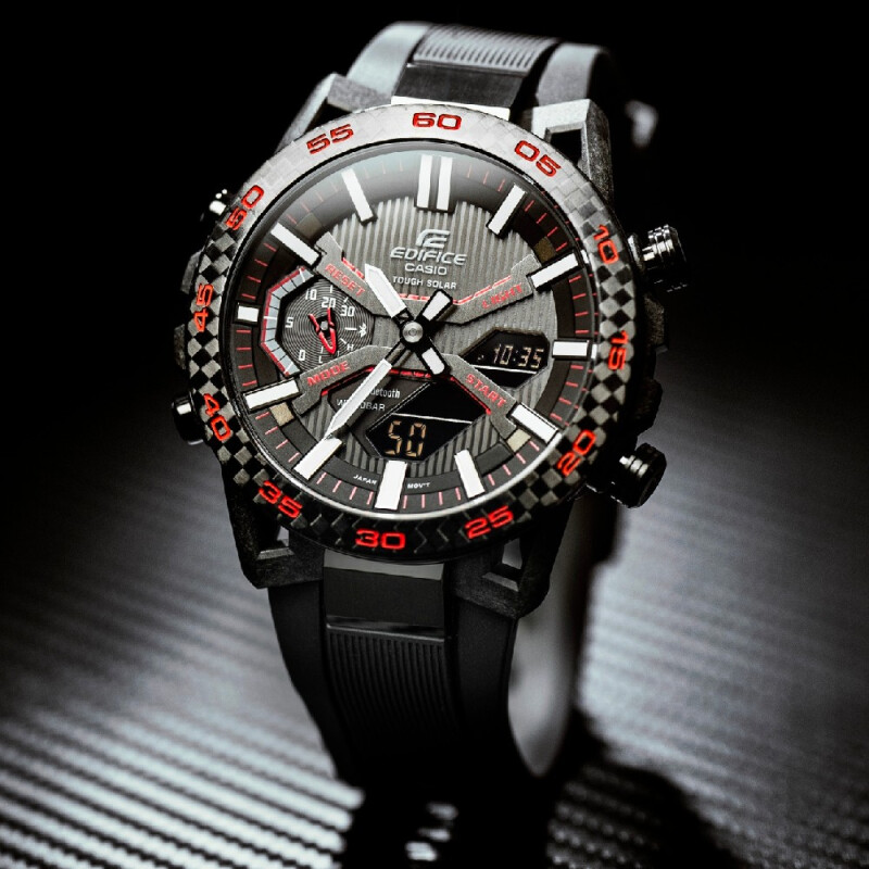 นาฬิกาข้อมือ Casio Edifice ECB-2000PB-1A| การเชื่อมต่อกับสมาร์ทโฟน | EDIFICE | นาฬิกา | CASIO | Tough solar ECB-2000PB-1A