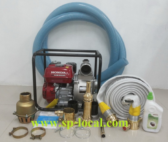 เครื่องสูบน้ำดับเพลิงแบบหาบหาม HONDAขนาด 3.6 kW