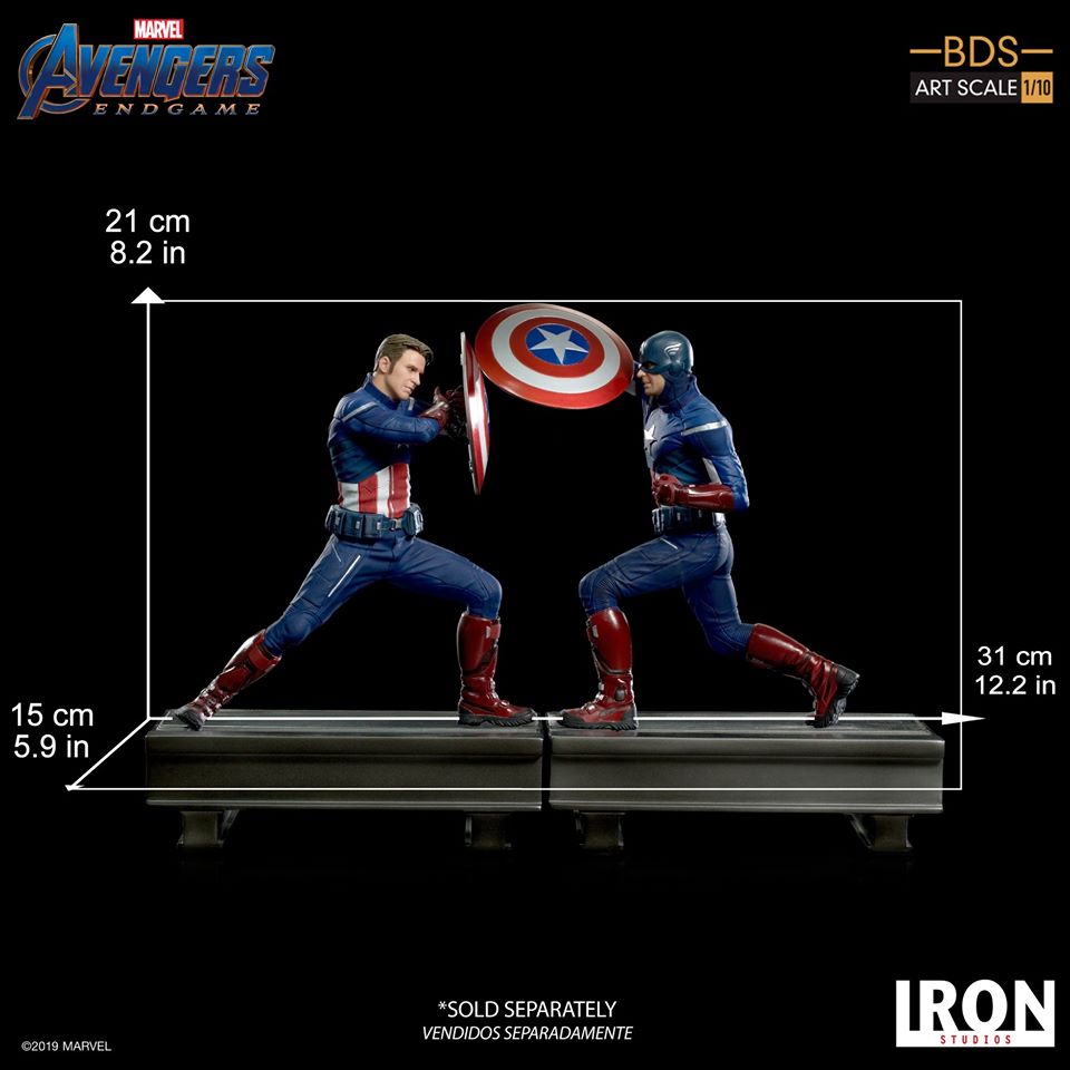 Iron Studios BDS Art Scale 1/10 Avengers: Endgame - Captain America 2023 (16F)
