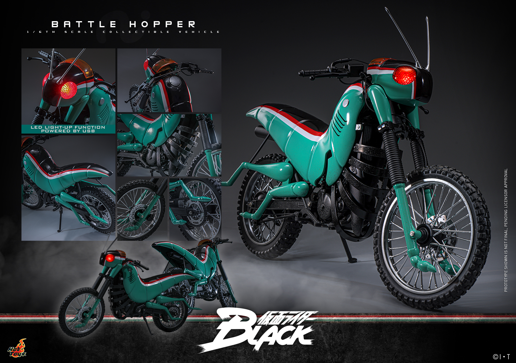 Hot Toys TMS161 Kamen Rider Black - Battle Hopper