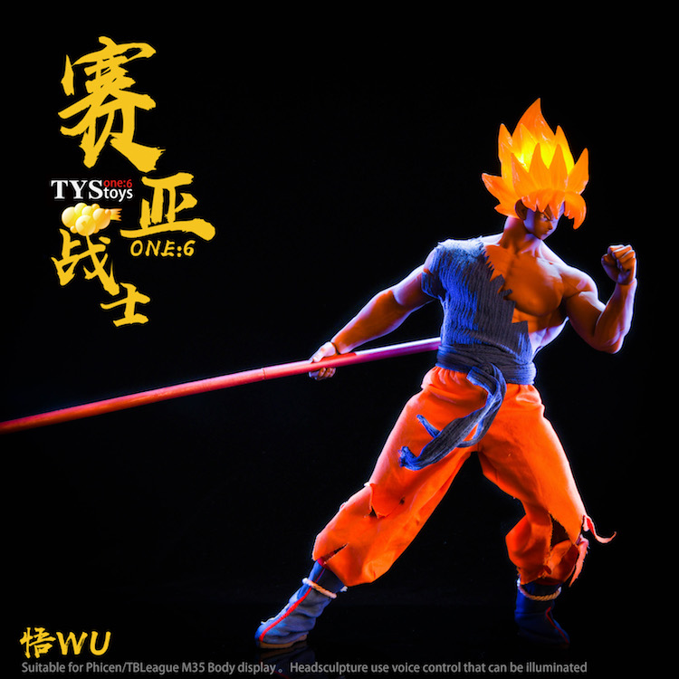 TYS Cosplay WU series 1/6 Saiyan Warrior Wu