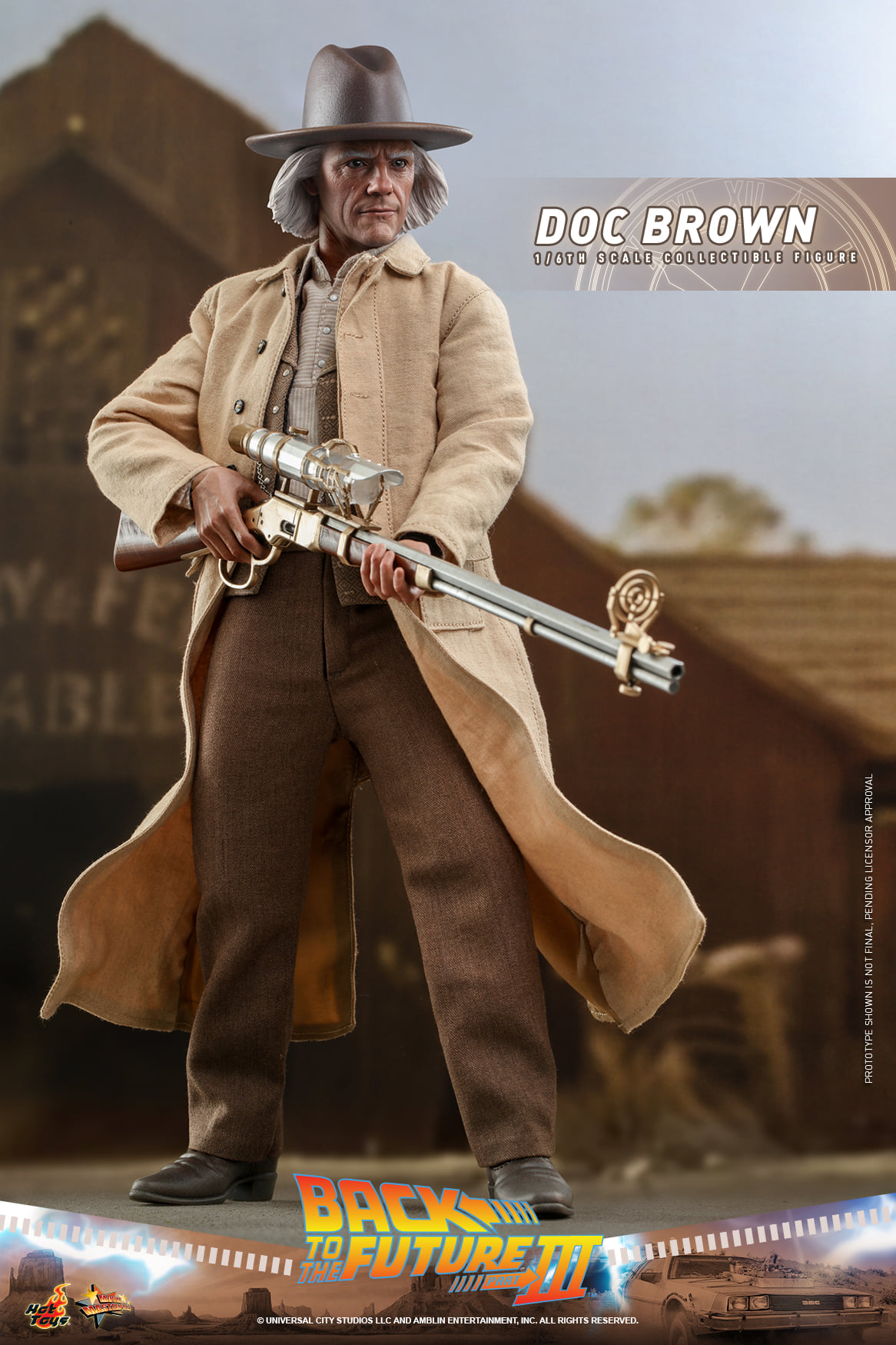 Hot Toys MMS617 1/6 Back to the Future Part III - Doc Brown